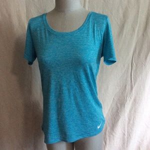 NWOT Aqua Blue NIKE Dri-Fit T-shirt